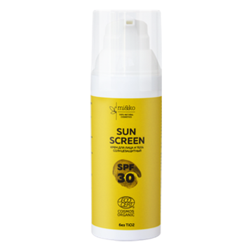 Крем для лица и тела Mi&Ko солнцезащитный Sun Screen SPF30 50 мл