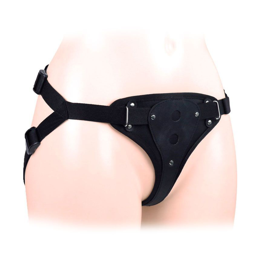 Пояс‑трусики для страпона Notabu NTB-80713, с насадкой, черные