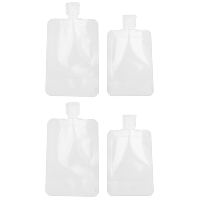 Набор гибких флаконов для косметики 4шт (100мл 2ш, 50мл 2 шт)