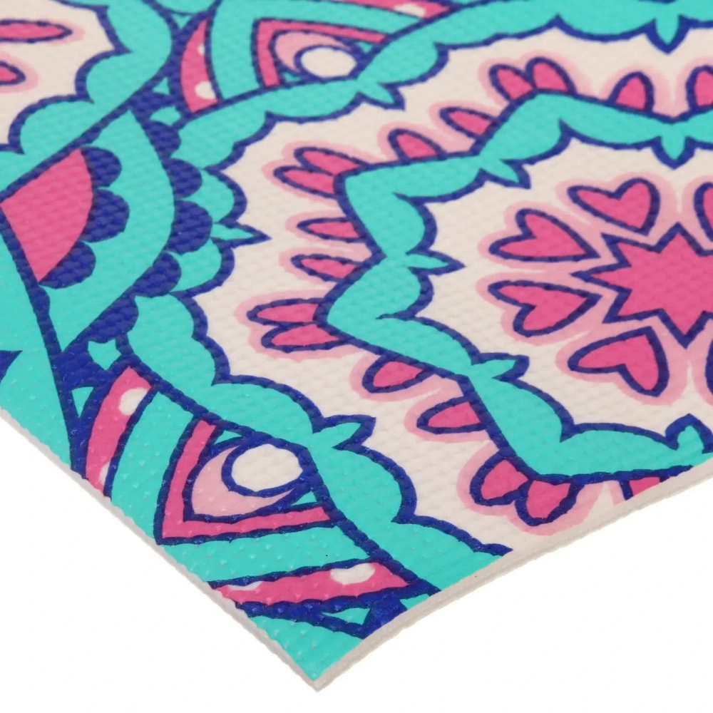 Коврик для йоги 6 мм 173х61 см «Свежесть ветра» PVC, микс принтов