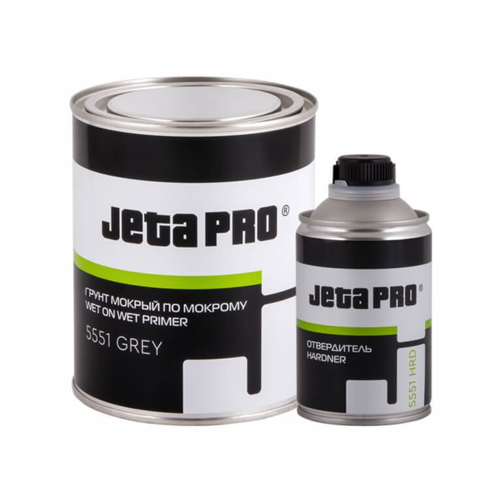 JETA PRO Грунт-изолятор "мокрый по мокрому" 3:1 (комплект 0,75л+0,25л) СЕРЫЙ