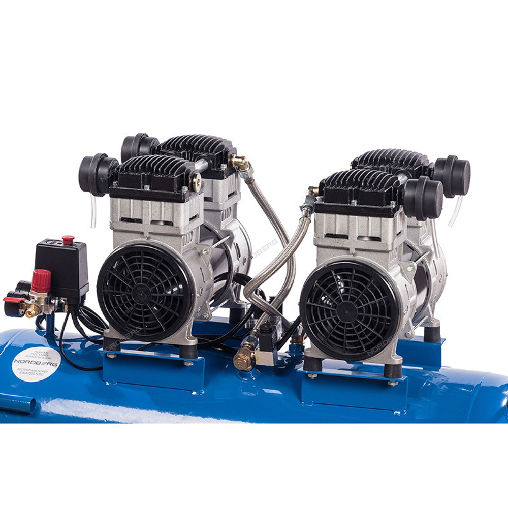 NORDBERG ECO (NCEO100/400) Компрессор поршневой безмасляный, объем 100 л