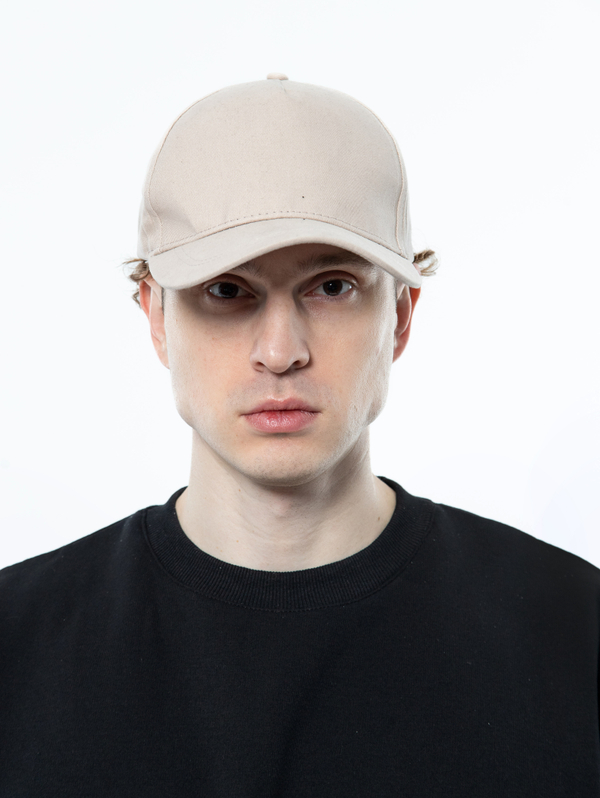 Бейсболка 5 клиньев 260,12 STAN, Хлопок, Бежевый