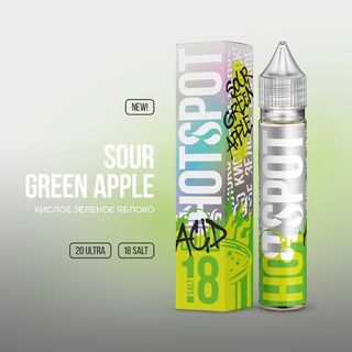 Купить Hotspot Acid Salt 30 мл - Sour Green Apple (18 мг)