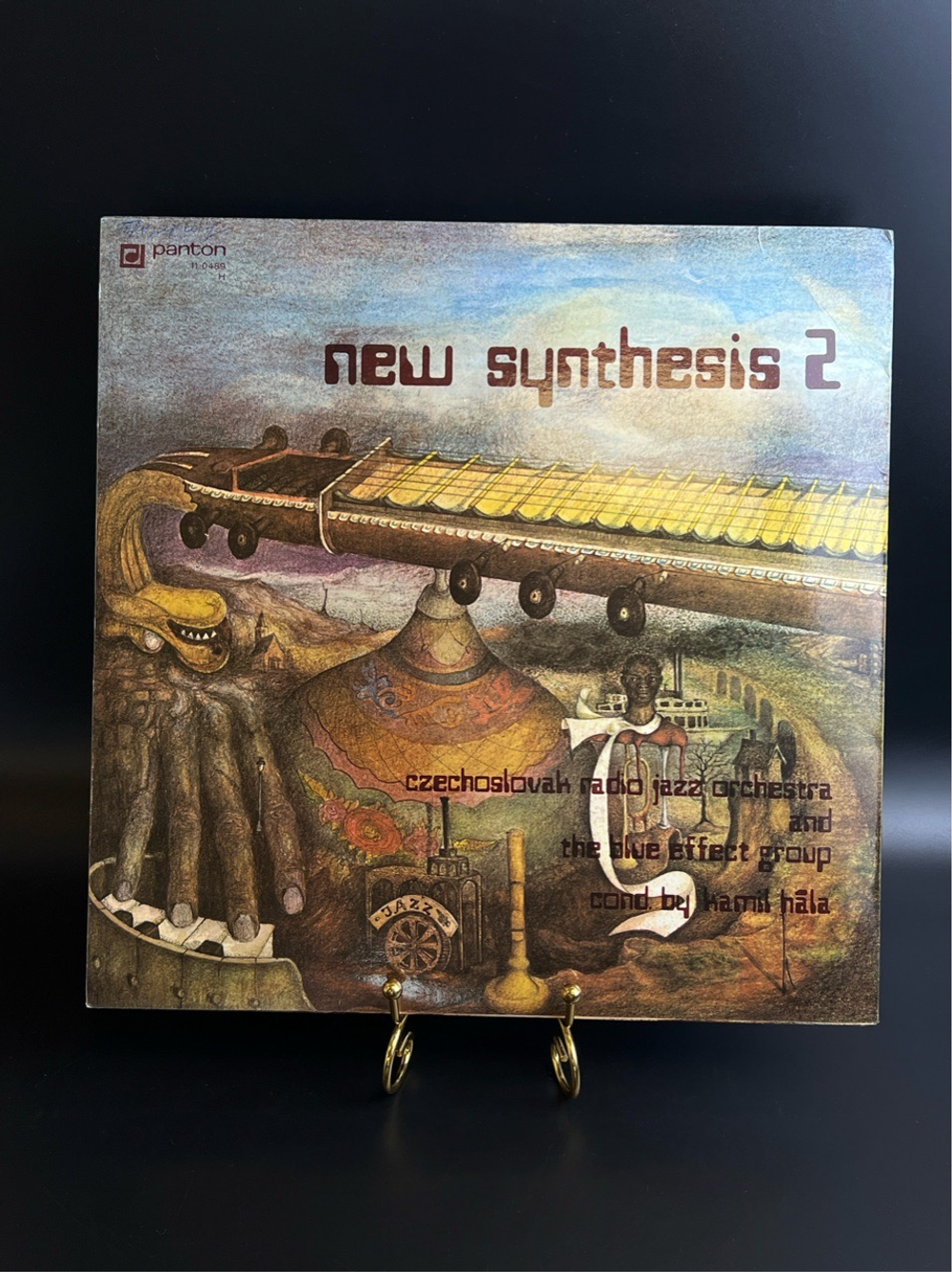 LP New Synthesis Czechoslovak Radio Jazz Orchestra and The Blue Effect Group. Виниловая пластинка 12 дюймов. Panton Чехословакия