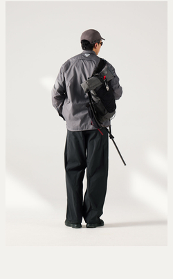 Брюки Nothomme Blue Outdoor Functional Wide-Leg Pants Black Gray