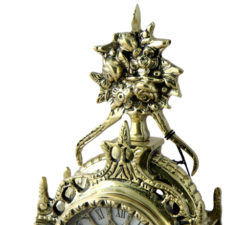 Bello De Bronze Каминные часы с канделябрами "Жарден"