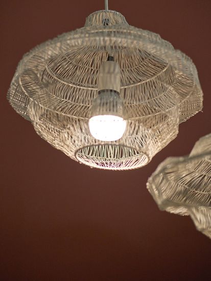 Светильник подвесной vinger, D34х35 см, бежевый