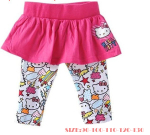 Леггинсы с имитацией юбки и принтами Hello Kitty