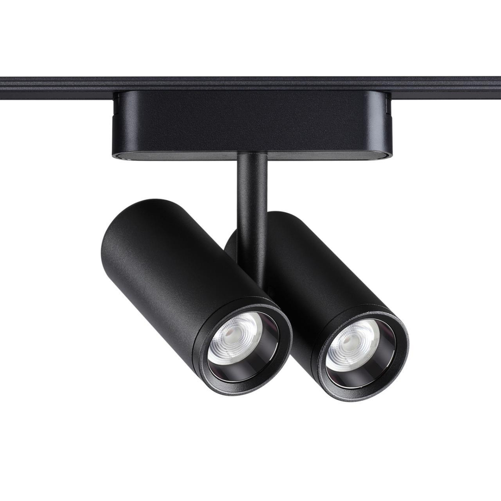 359108 SHINO NT23 186 черный Трековый светильник для низков. шинопровода IP20 LED 4000K 2*8W 48V 1360Лм SMAL