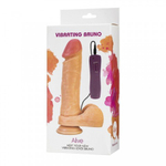 Реалистичный вибратор Bruno с пультом управления от Alive (22 × 4,3 см)