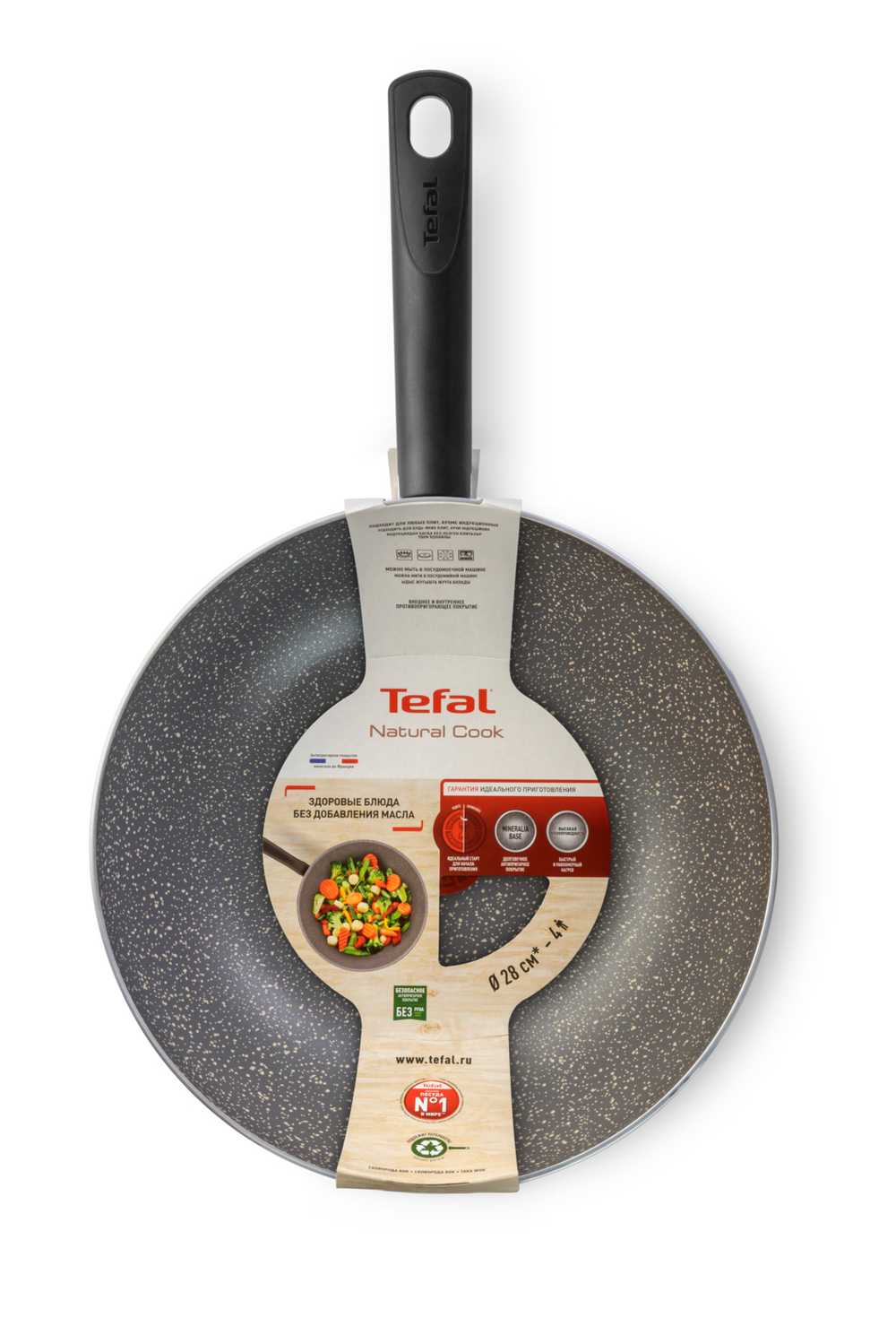 Сковорода-вок Tefal Natural Cook 28 см 04211628