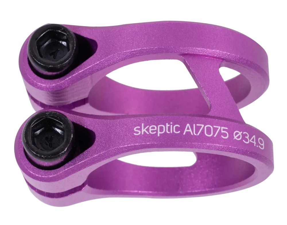 Зажим Tech Team Skeptic, 34,9мм, HIC, purple