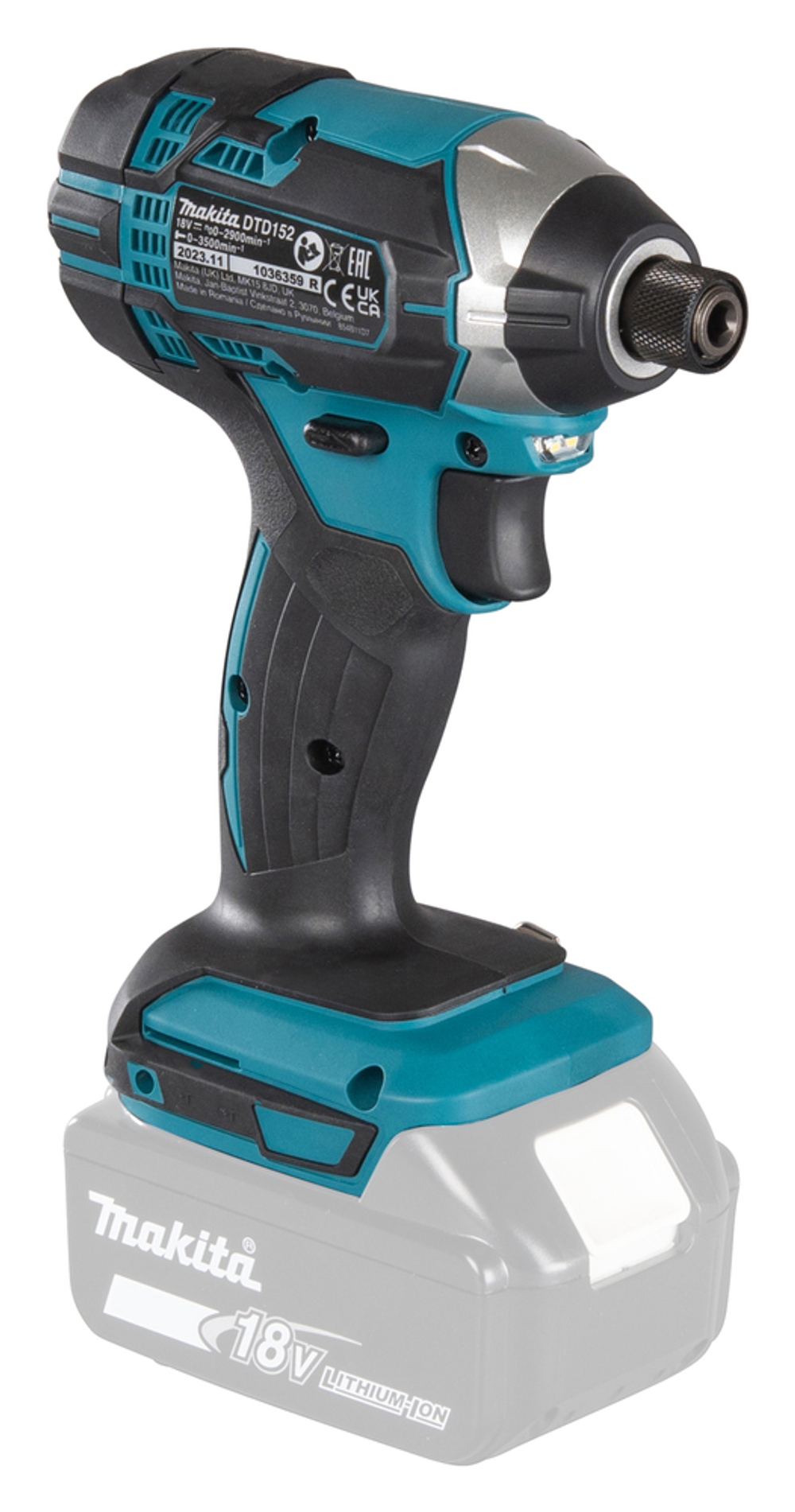 Аккумуляторный ударный шуруповерт LXT® DTD152Z 18В 1/4\" 165 Нм 0 – 2 900 об/мин