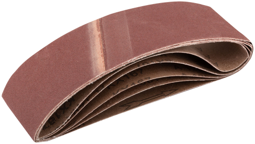 Ленты шлифовальные бесконечные, водостойкие, на тканевой основе, 5 шт., 75х533 мм Р 120 39696