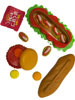 Мармелад с игрушкой Хот-Дог и Бургер 28 г * 5 шт