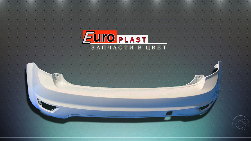 Задний бампер хэтчбек для Ford Focus 2 2007-2009 белый
