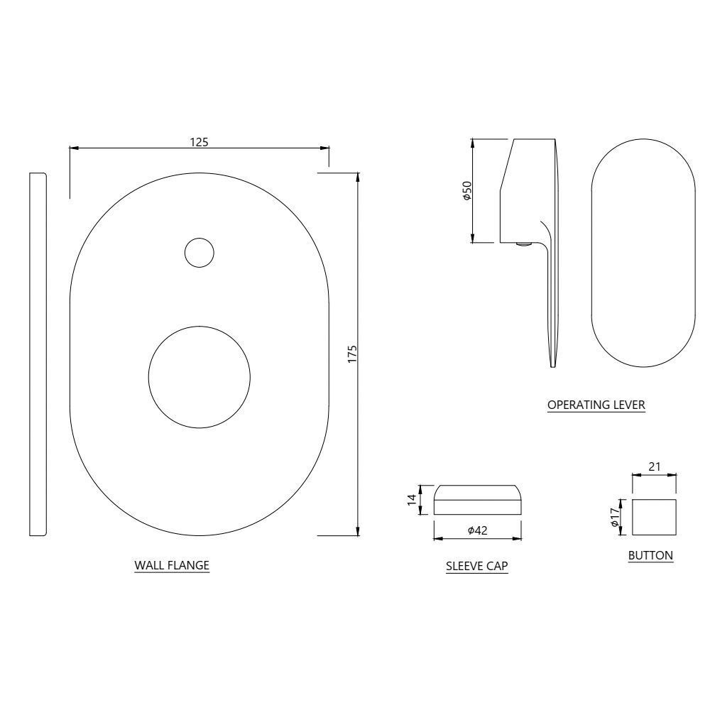 Jaquar, Смеситель для ванны встраиваемый, Opal Prime, 1-рычаж., Хром OPP-CHR-15065NKPM