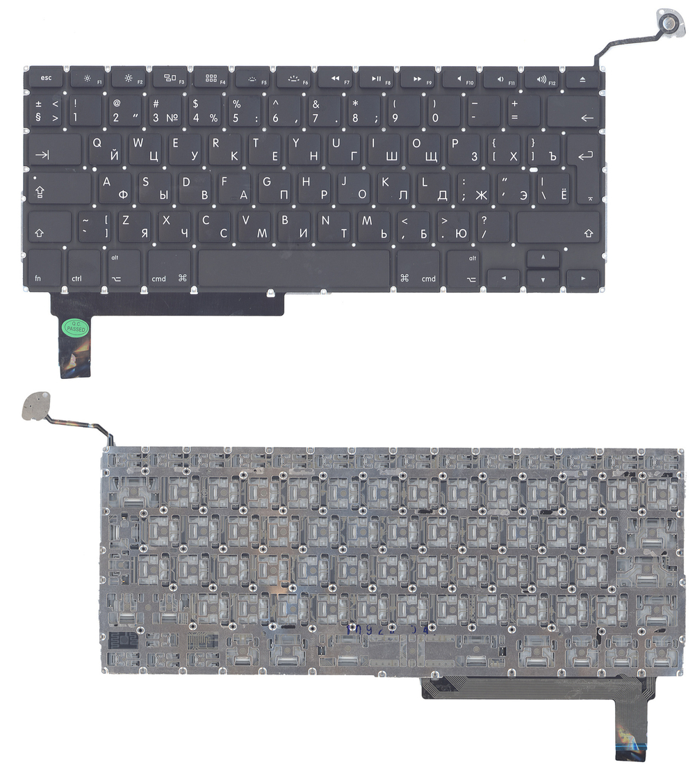 Клавиатура для ноутбука MacBook A1286 с SD большой ENTER RU