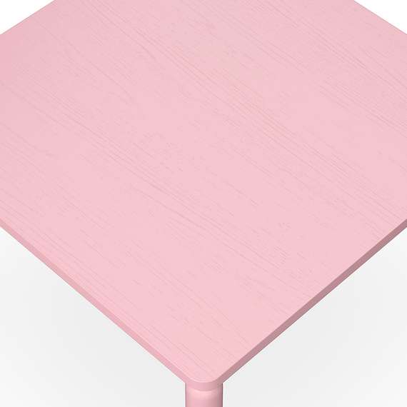 Столик кофейный Saga, 60х60 см, розовый