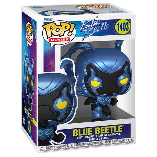 Фигурка Funko POP! Movies Blue Beetle Blue Beetle (1403) 72350 / Фигурка Фанко ПОП! по мотивам фильма "Синий Жук", Синий Жук