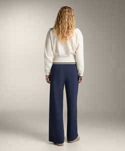 Oysho Куртка с вязаными деталями и кантом из ткани с модалом, экрю