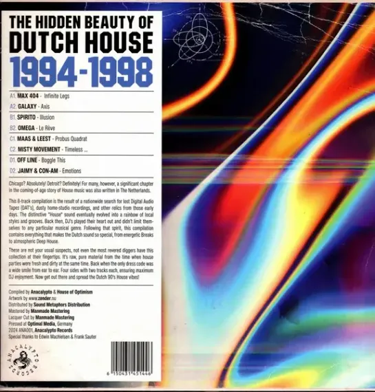 Various – The Hidden Beauty Of Dutch House 94-98 - 2LP
