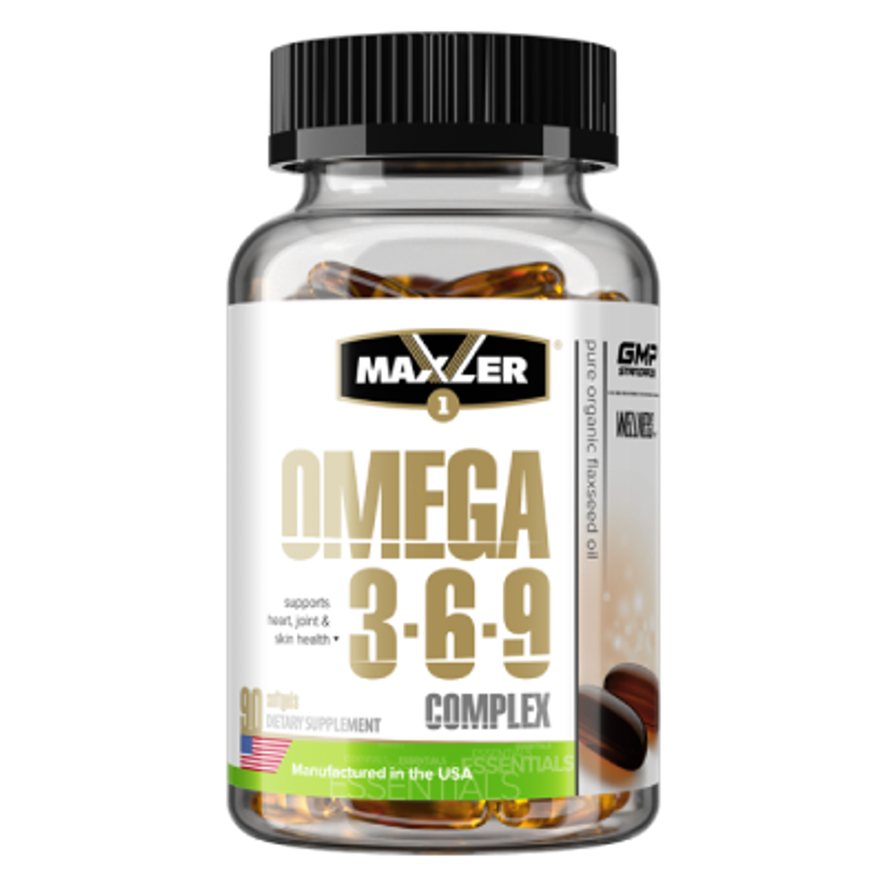 Maxler Omega 3-6-9 Complex 90 гелевых капсул