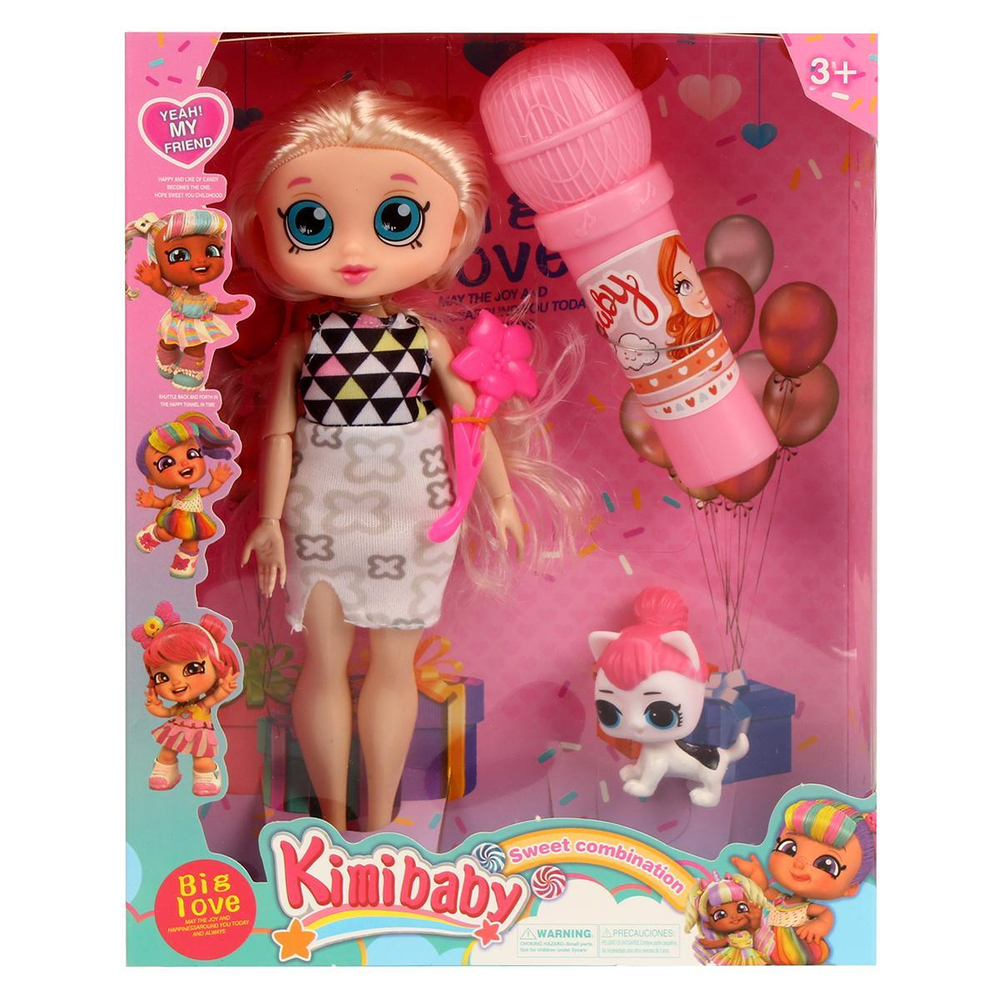 Кукла тип Модница на шарнирах с аксессуарами, коробка 194D