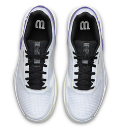 Мужские кроссовки теннисные Wilson Rush Pro 5 Clay - grey dawn/black/tender yellow