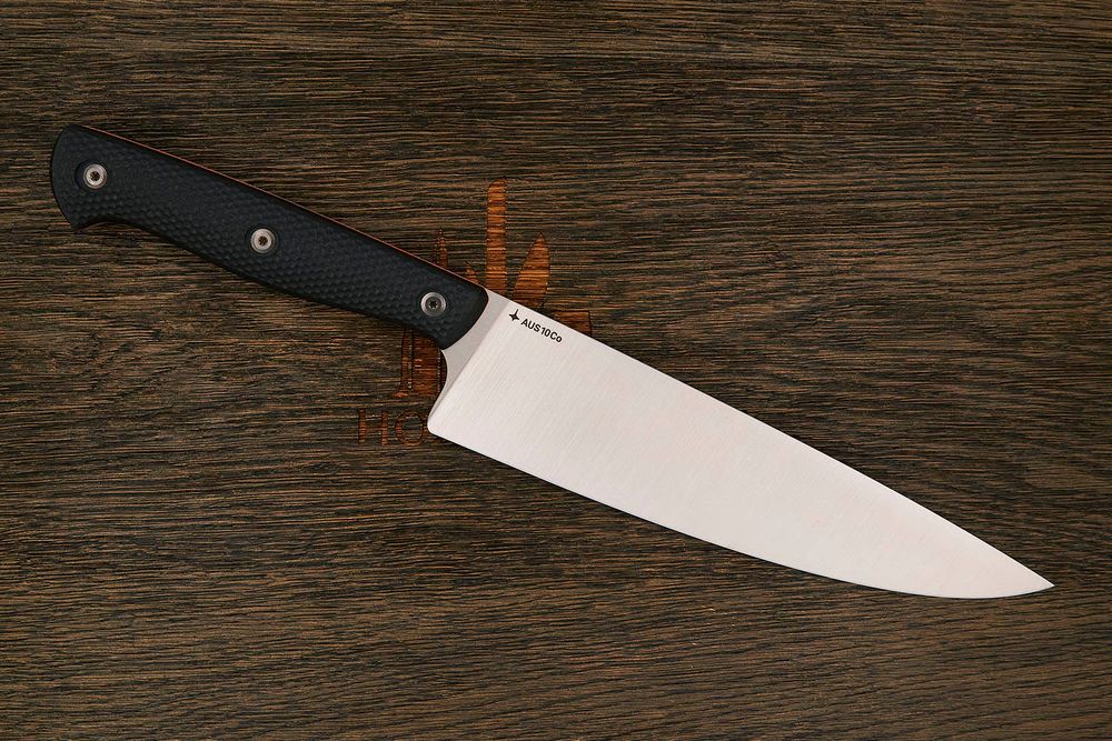 Нож кухонный MOYO Аппарель шеф 195мм, сталь AUS-10Co, рукоять микарта