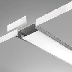 Алюминиевый профиль встраиваемый с фланцем 30x6 (Серебро, 2 м), ALM003S-2M Led Strip alm003s-2m