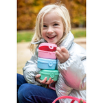 Ланч-бокс pascal, organic, 9,6х5,2х7 см, ярко-розовый