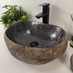Раковина из речного камня RS-65449 45*34*15 0861