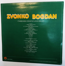 Винтажная виниловая пластинка Zvonko Bogdan I Tamburaski Orkestar Janike Balaza Zvonko Bogdan (Yugoslavia 1981)