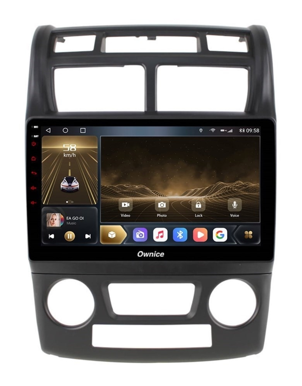 Штатная магнитола OWNICE OL-9734-P для Kia Sportage 2009-2010 на Android 10.0