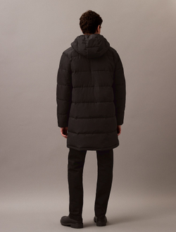 Утепленная куртка Calvin Klein Heavyweight Hooded Long Puffer Coat Black Beauty
