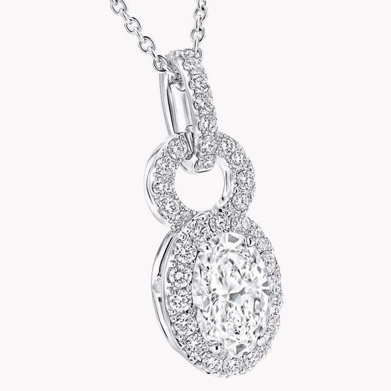 Подвеска Graff Icon 8 Oval Diamond Pendant
