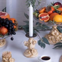 Подсвечник Орхидея Чарми Айвори