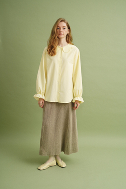 Рубашка с воротником "ромашка", butter