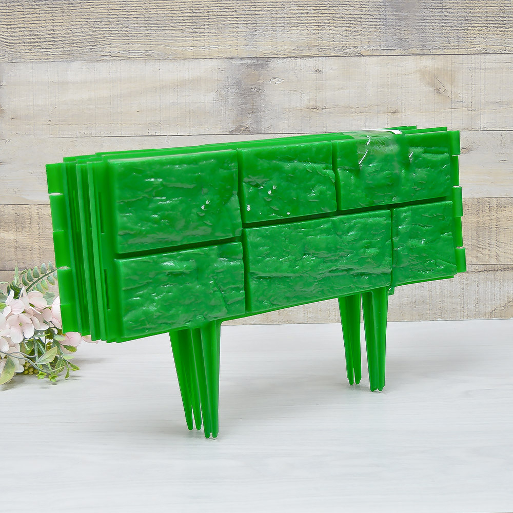 Бордюр Старый дворик 2м зеленый