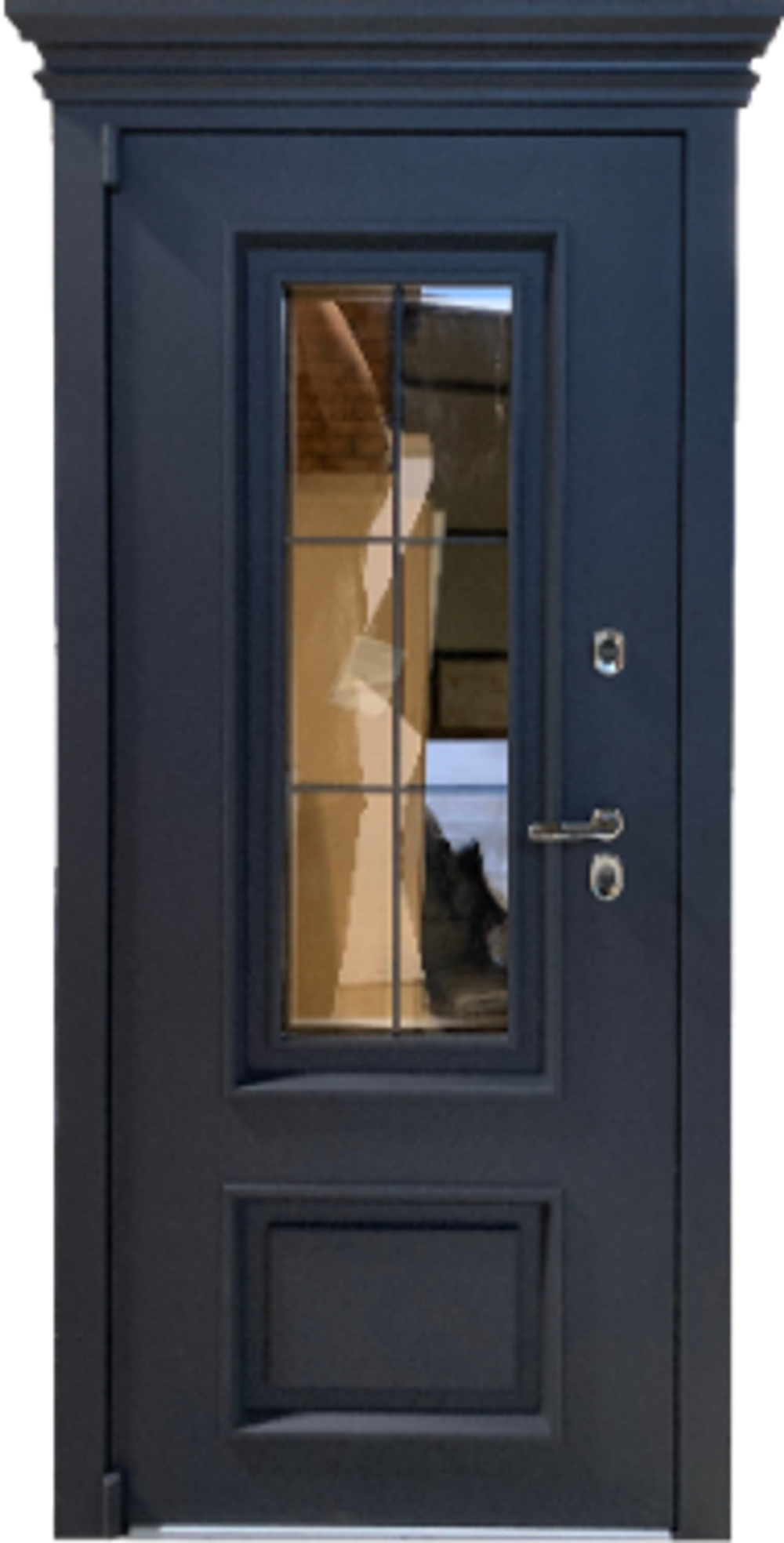 Входная дверь Грань Англия 2 Термо с капителью: Размер 2050/860-960, открывание ЛЕВОЕ
