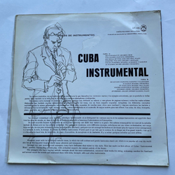 Винтажная виниловая пластинка LP Сборник Cuba Instrumental Инструментальная Музыка Кубы (Solos De Instrumentos) (Куба 1971)