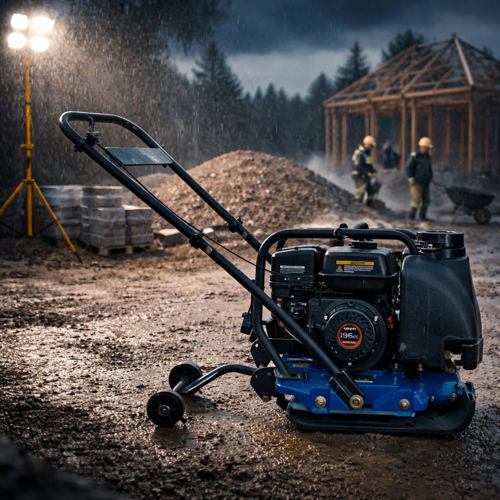 Виброплита бензиновая TSS-WP100TL - [97 кг / 15 кН / Loncin G200F] версия PROF