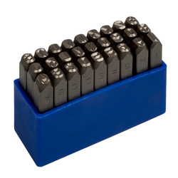 Набор ударных клейм 8 мм, буквы-латиница, 27 предметов KING TONY 11427SQ08