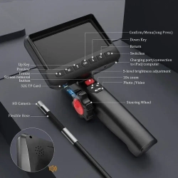 Эндоскоп/180 градусов/3.9 мм+ ЖК ДИСПЛЕЙ/ручной эндоскоп