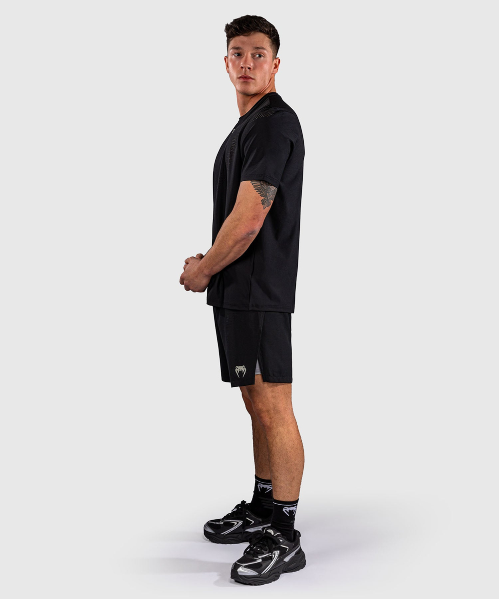 Футболка спортивная Venum Lazer Black/Grey