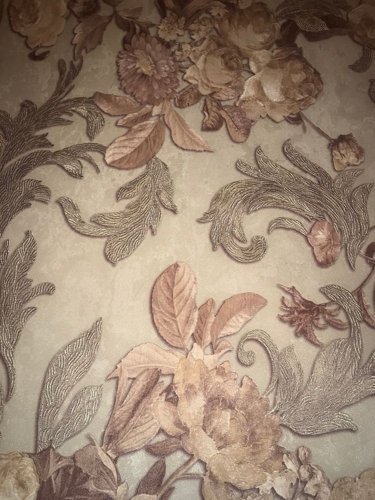 Обои AVANGARD винил компактный на флизе 1,06х10м. Т.Бежев