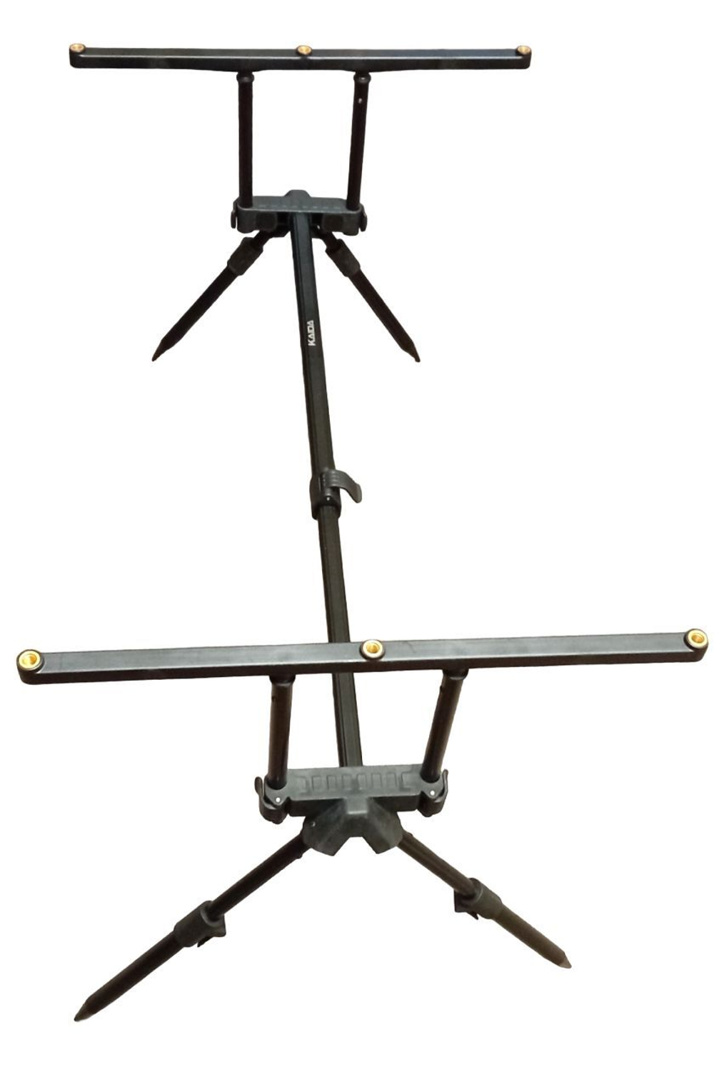 Под для рыбалки ,род-под для удилищ, держатель для удочек, подставка для 3 удилищ. Место под "Ушки" на резьбе