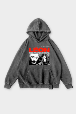 Худи SHMOT "LEON 2" GARMENT DYE Серый
